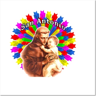 Saint Anthony of Padua the darling of the baby Jesus Posters and Art